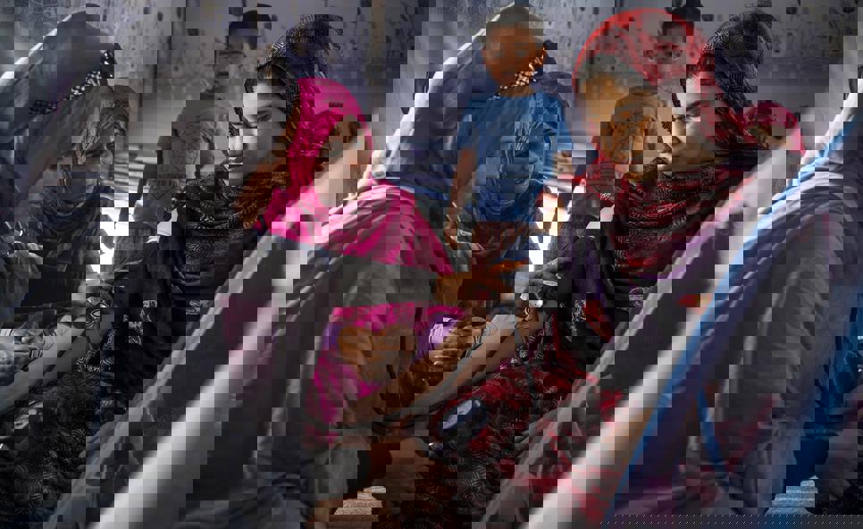 Sahrawi midwife in refugee camp