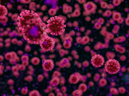 Depiction of molecular virus