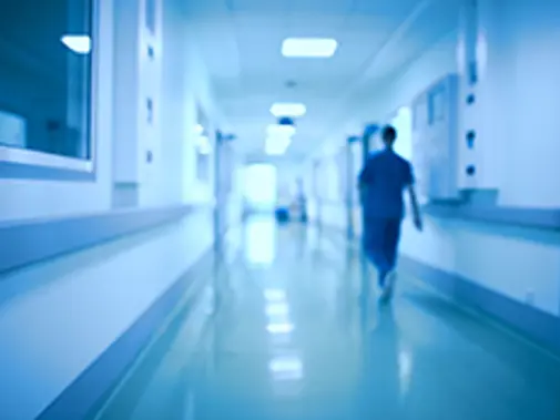 hospital corridor