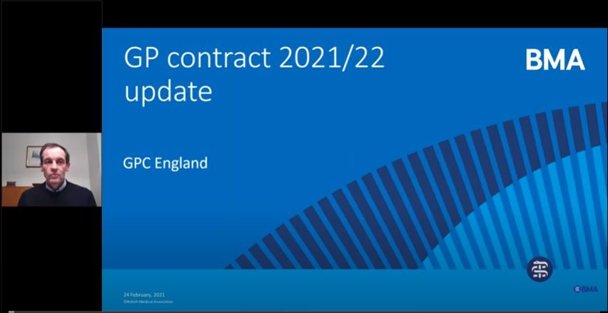 GP contract webinar 24 February 2021 video cover