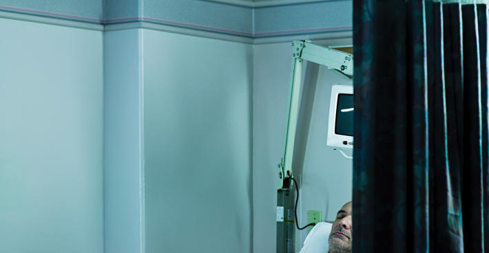 patient alone