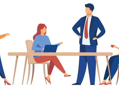 meeting of people