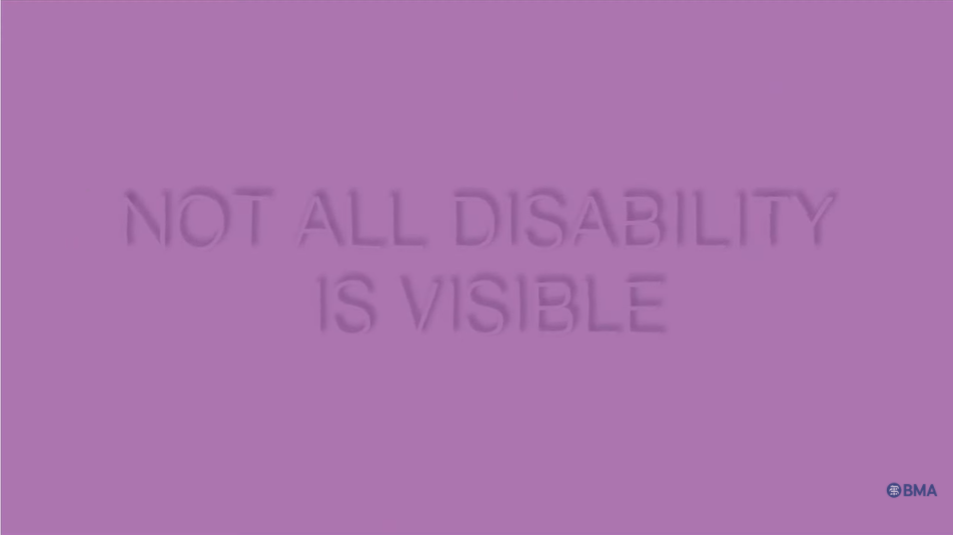 Not all disability is visible: we look at how non-visible disabilities affect doctors and reasonable adjustments