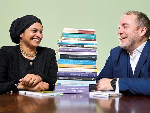 drs Jameel and turner close up