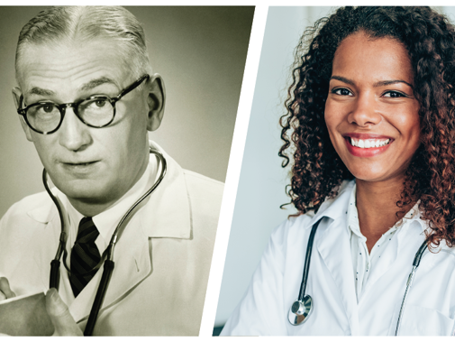 white coats