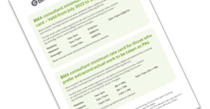 BMA Consultant Rate Card - cover