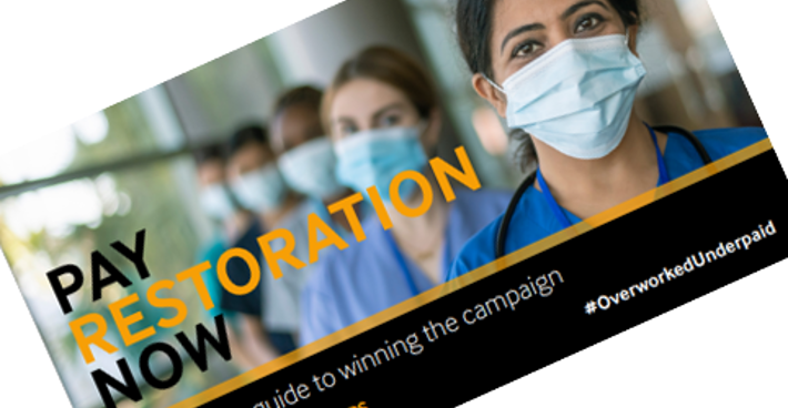 BMA junior doctors pay restoration activists guide - cover