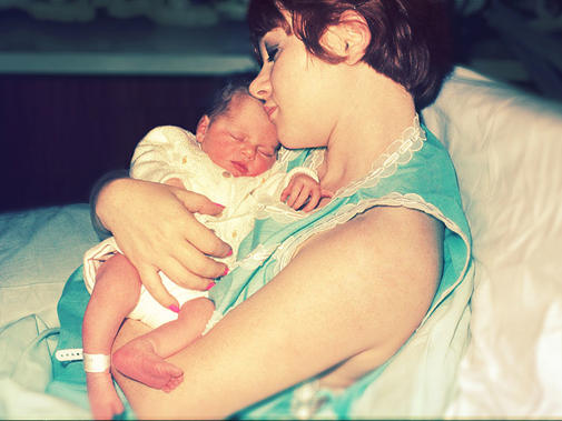 woman and child 50s