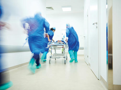 busy hospital 