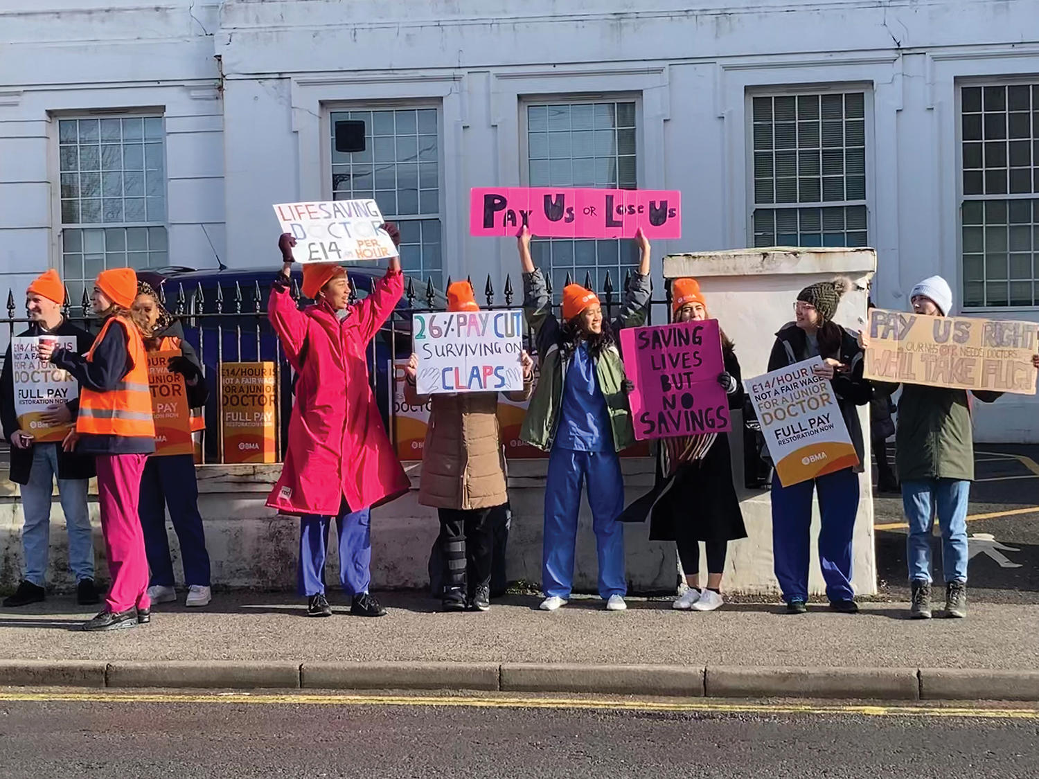 juniors strike Brighton march 13