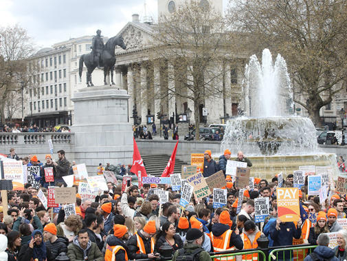 juniors strike traf sq