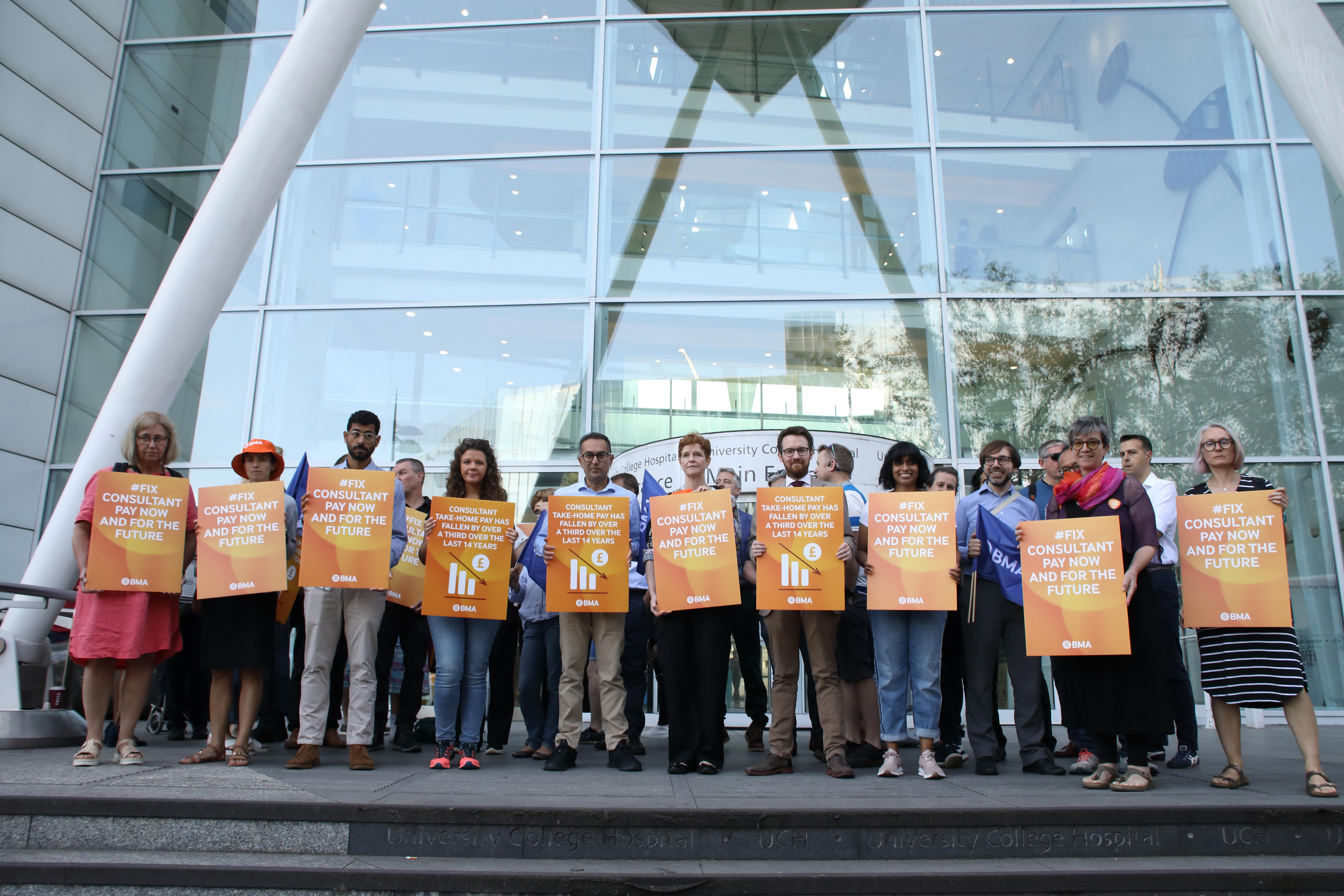 Consultants’ strike ‘for the survival of the NHS’