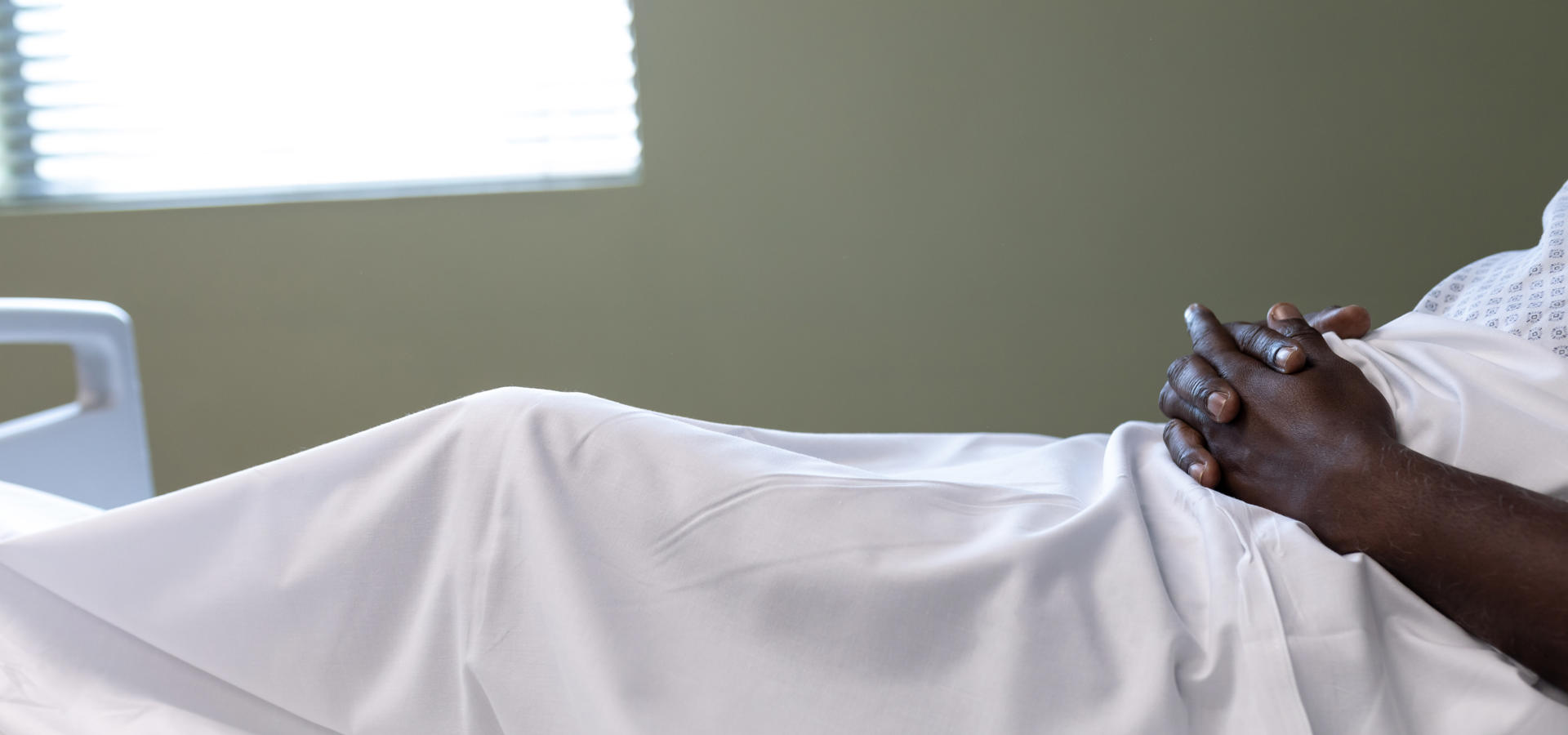 Black Patient In Hospital Bed Generic