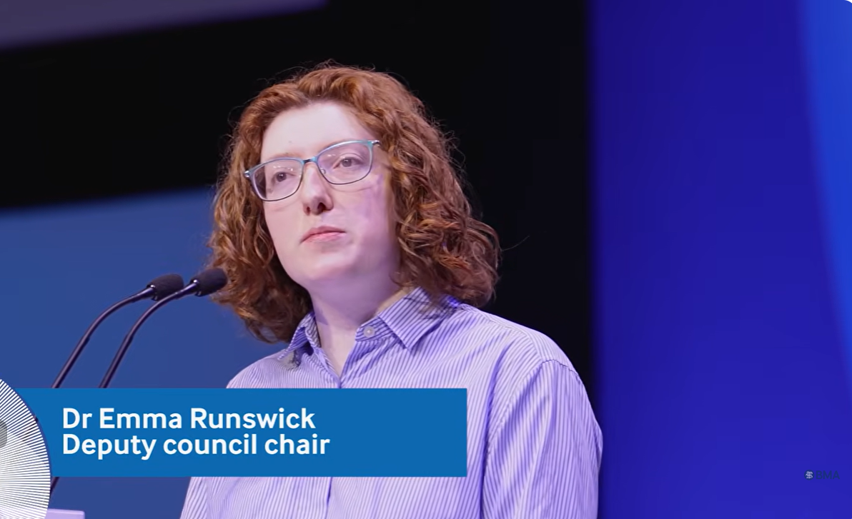 Emma Runswick delivers the keynote address at ARM 2026